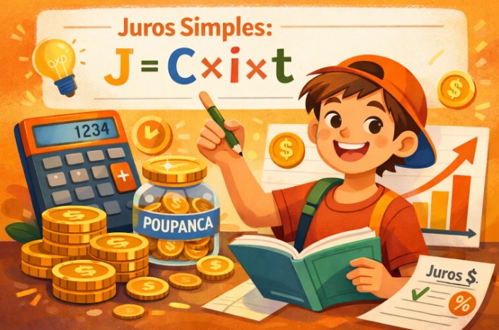 capa do artigo atividade de matematica 6 ano juros simples