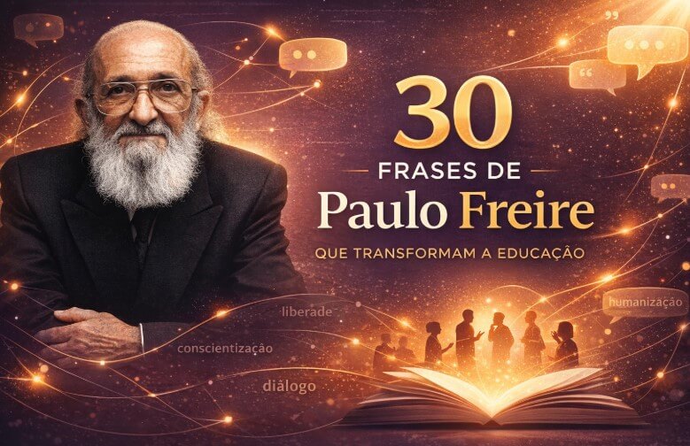 capa do artigo 30 frases de Paulo Freire