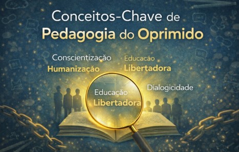 imagem escrito Conceitos-Chave de Pedagogia do Oprimido