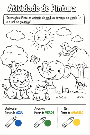 atividade aluno com autismo atividade de pintura