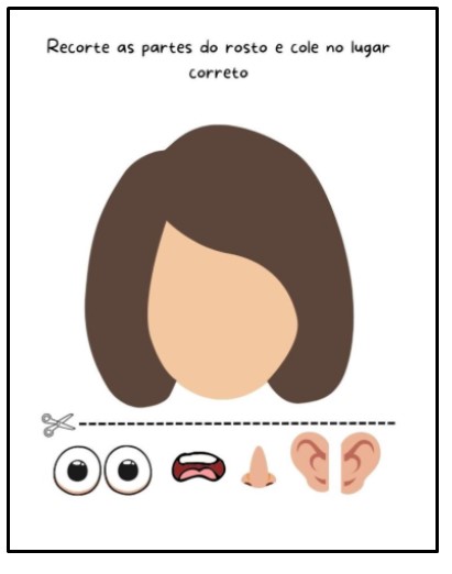 atividade para alunos com autismo rosto