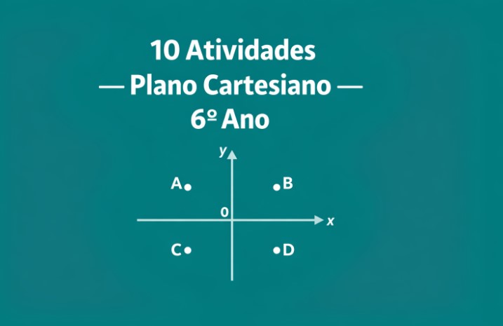Atividades de Matemática do 6º Ano sobre Plano Cartesiano