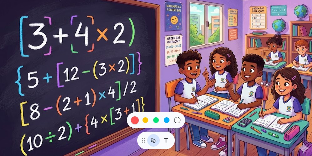 Atividades de Matemática 6° Ano sobre Expressões Numéricas