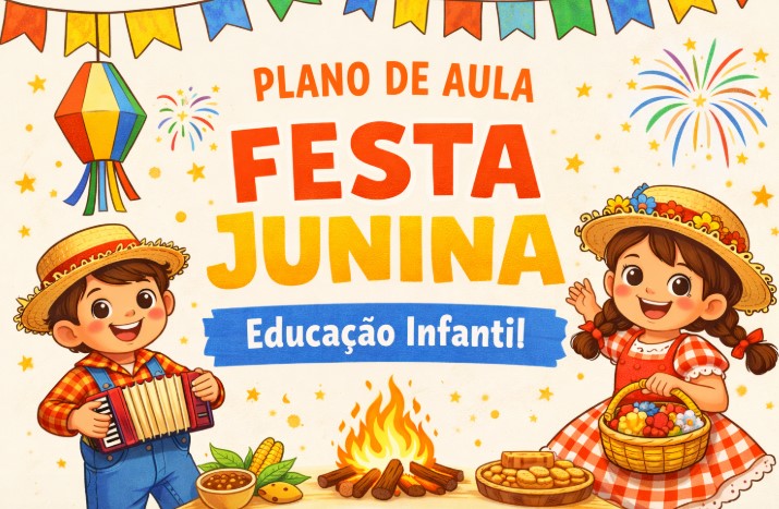 capa do artigo plano de aula festa junina educação infantil
