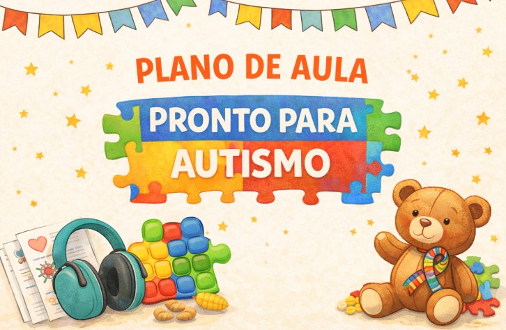 Plano de aula pronto para autismo