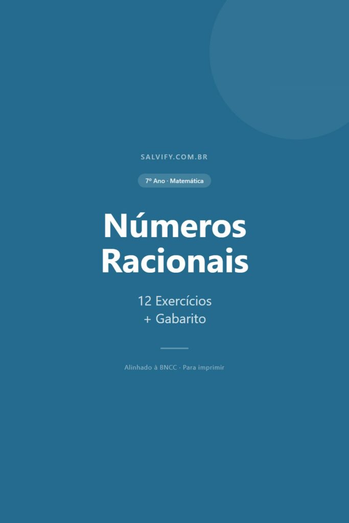 exercícios de números racionais 7 ano pinterest exercícios matemática