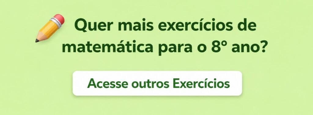 banner 8° ano matemática