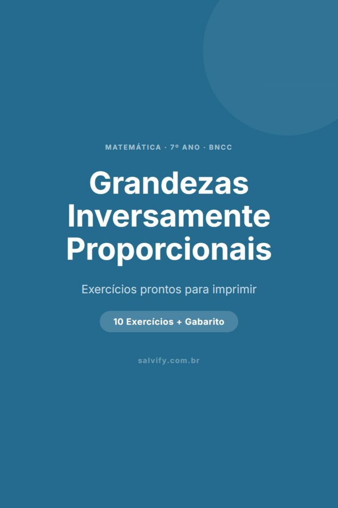 exercícios de grandezas inversamente proporcionais 7º ano pinterest exercícios matemática