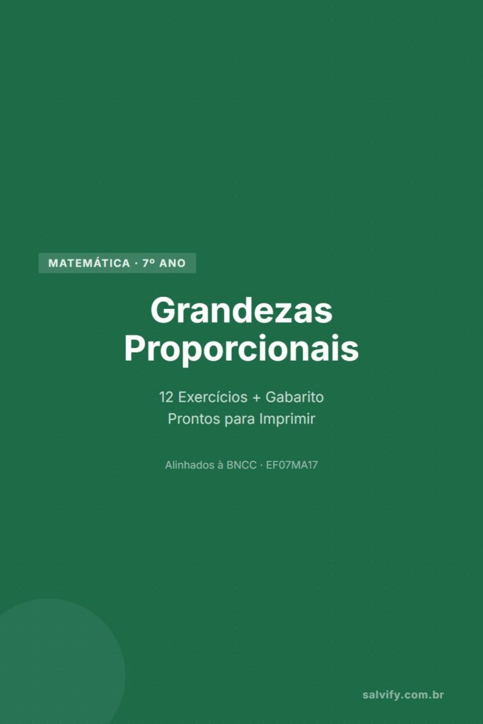 grandezas proporcionais 7º ano pinterest exercícios matemática