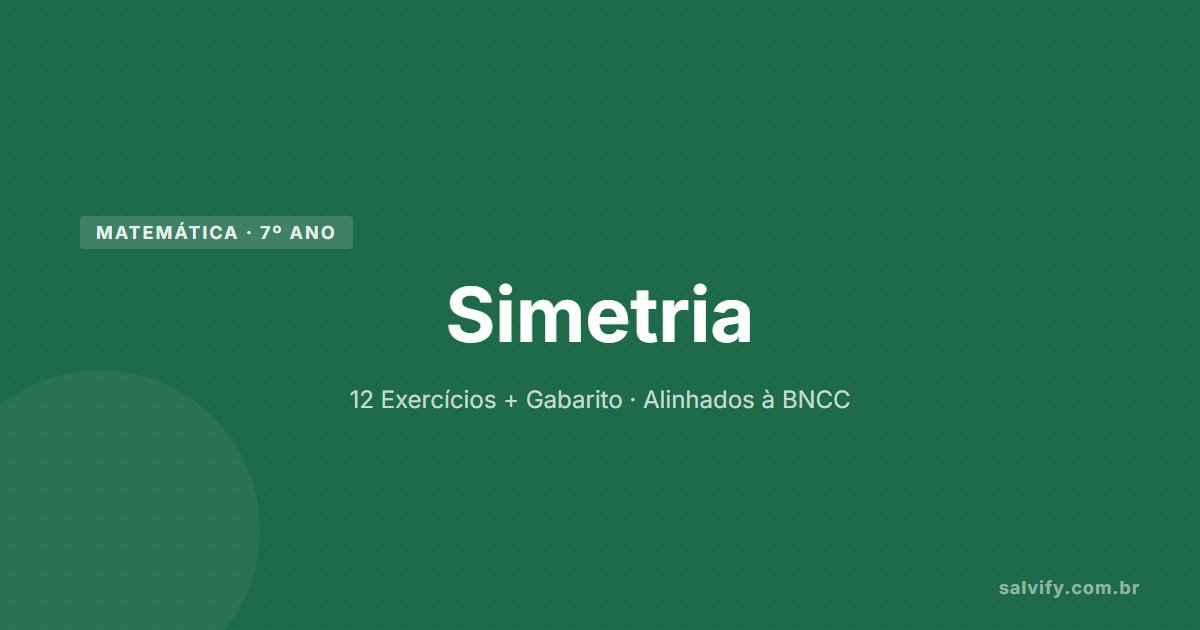 simetria 7º ano